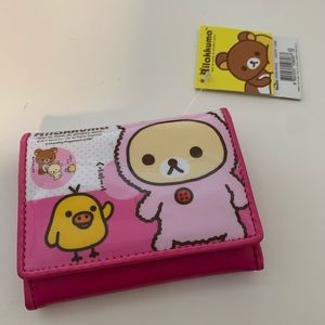 Cute RILAKKUMA Wallet -  PINK (NWT)